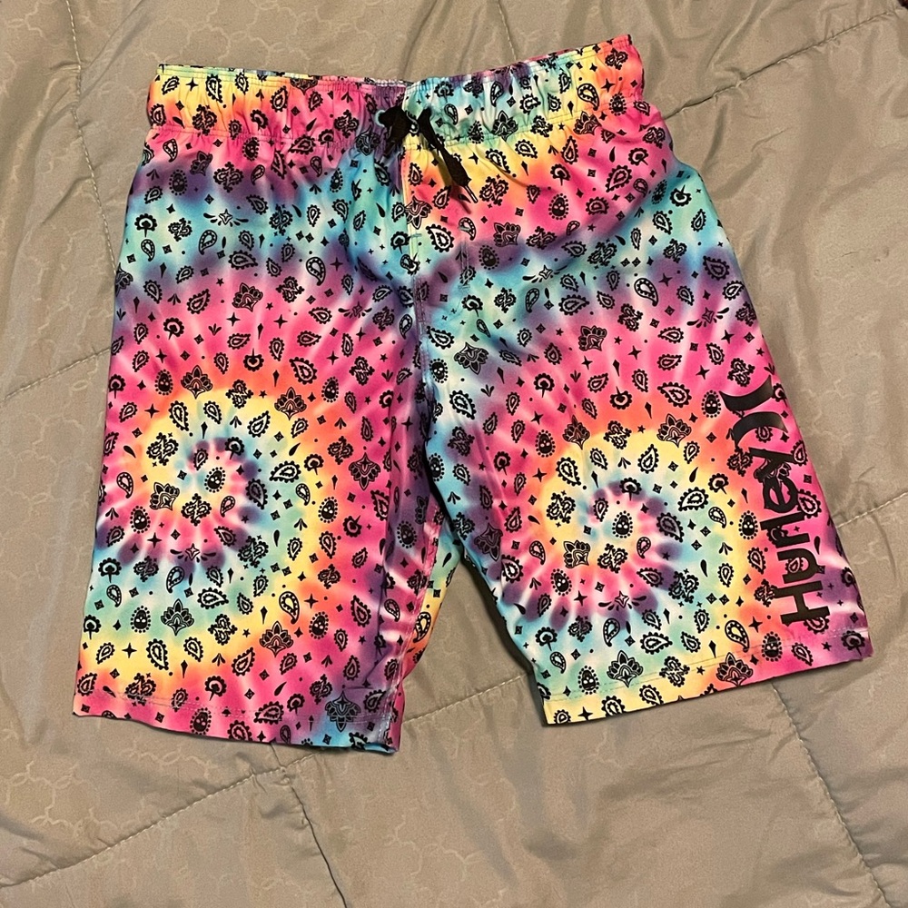 Hurley tie dye unisex board shorts